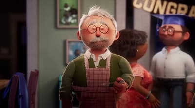 a cartoon of a man with glasses and a beard