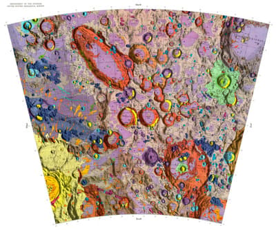 an image of a map with different colors and shapes