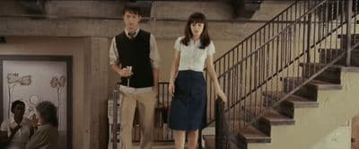 a couple of people that are standing in a room