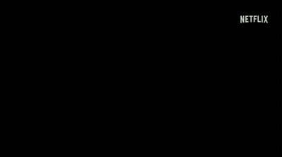 a black background with the words netflix on it