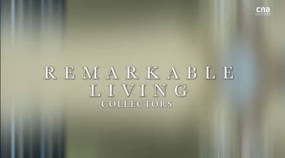 a blurry photo of the words remarkable living collectors