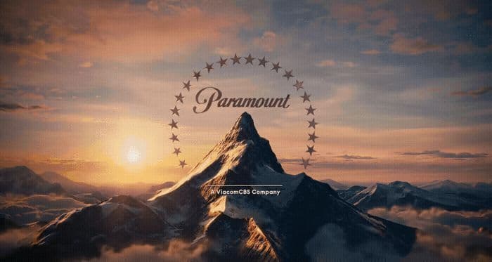 a picture of a mountain with the word paramount on it