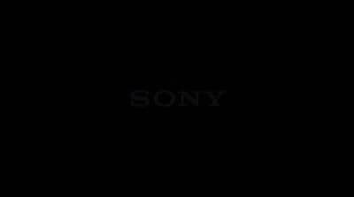 a sony logo is shown in the dark