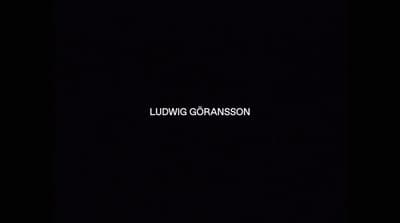 a black background with the words ludig goranisson on it