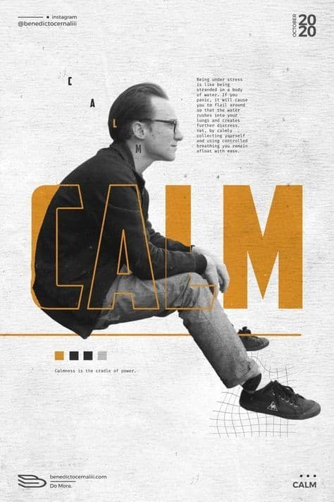 a man sitting on top of a magazine cover