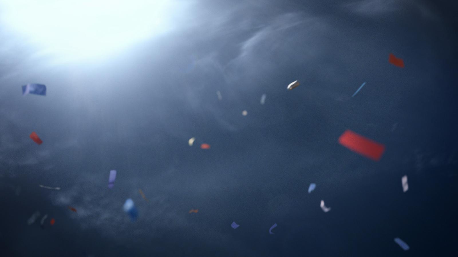 a group of colorful kites flying in the sky