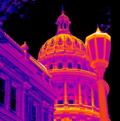 a large building with a dome on top of it