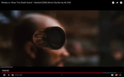 a man with a camera on his head