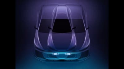 an image of a car in the dark