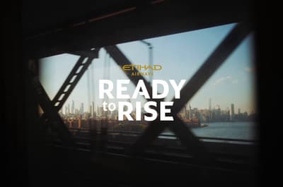 a picture of a bridge with the words ready to rise