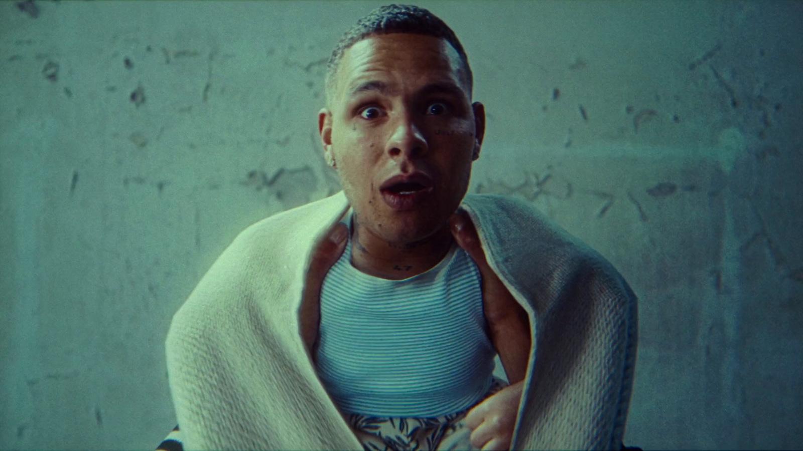 a man with a surprised look on his face