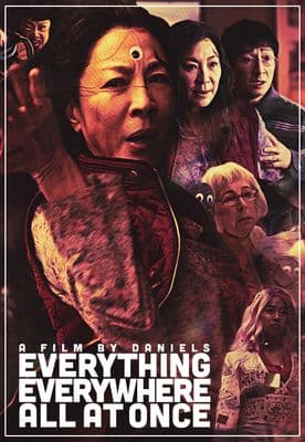 a movie poster for the film everything everywhere