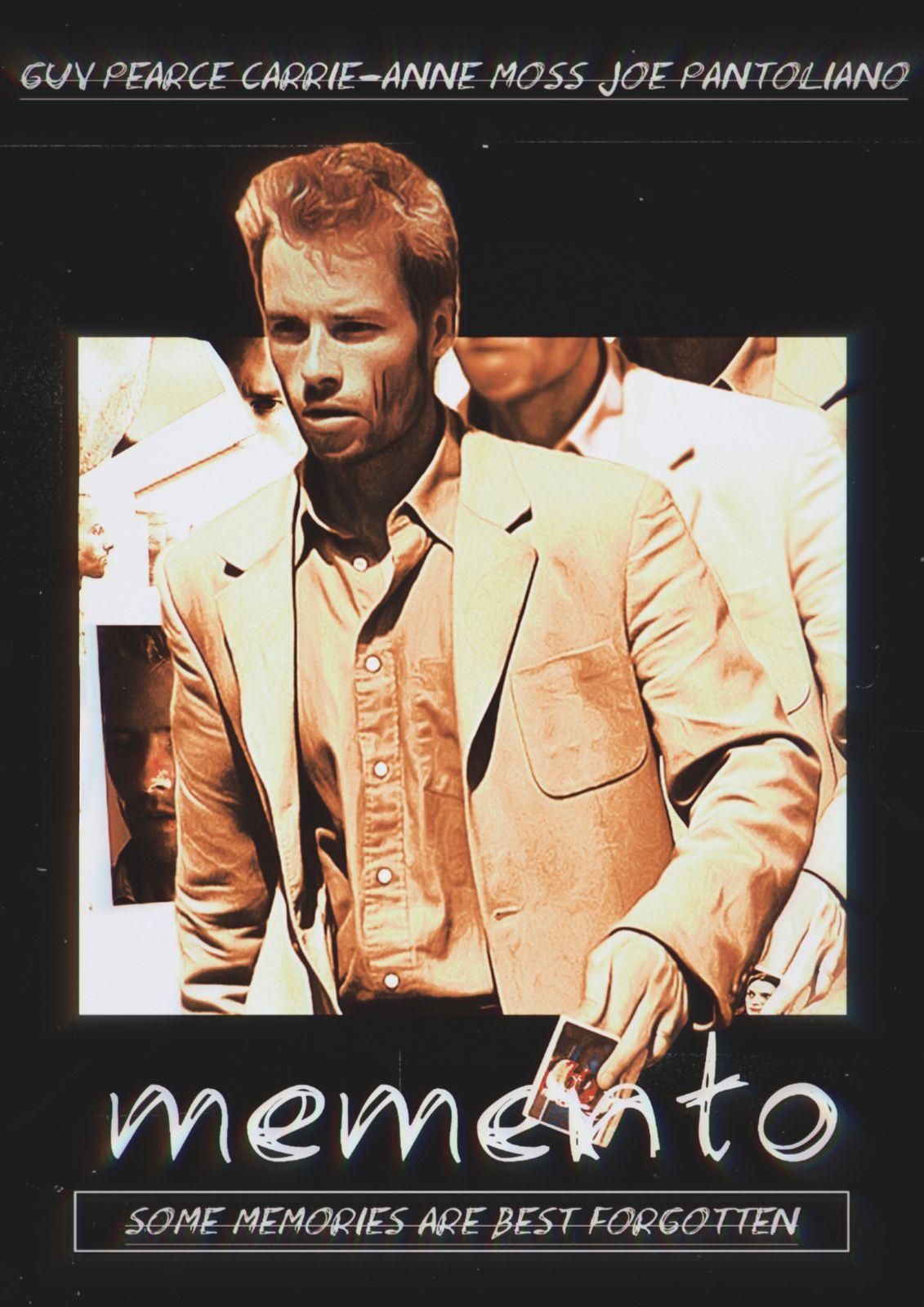 a movie poster with a man in a suit