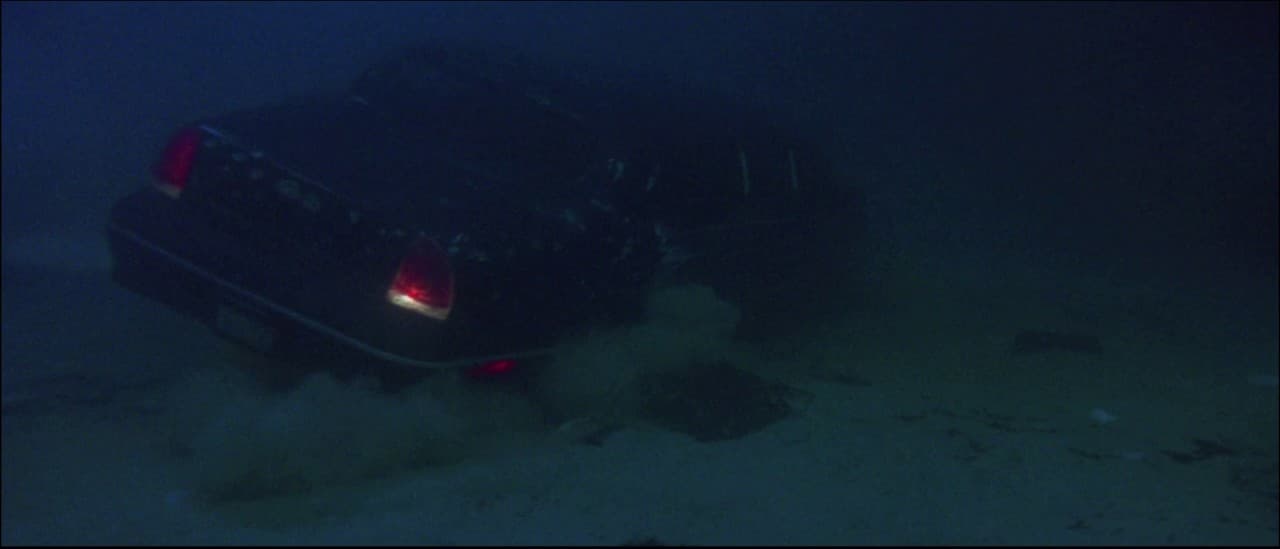 a car that is sitting in the water