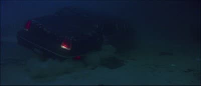 a car that is sitting in the water