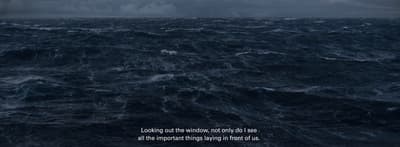 a picture of the ocean with a quote on it