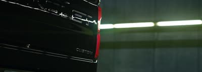 a close up of the back of a car