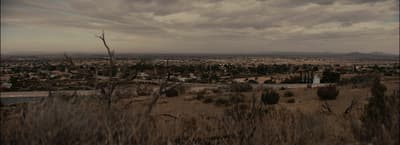 a view of a city from a hill