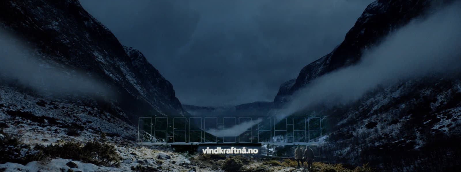a mountain scene with a bridge in the middle of it