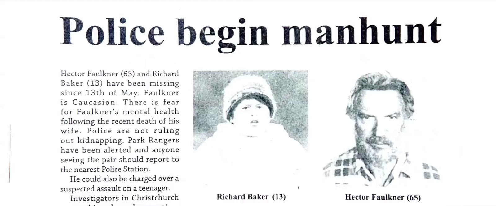 a newspaper article with a picture of a man and a woman