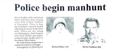 a newspaper article with a picture of a man and a woman