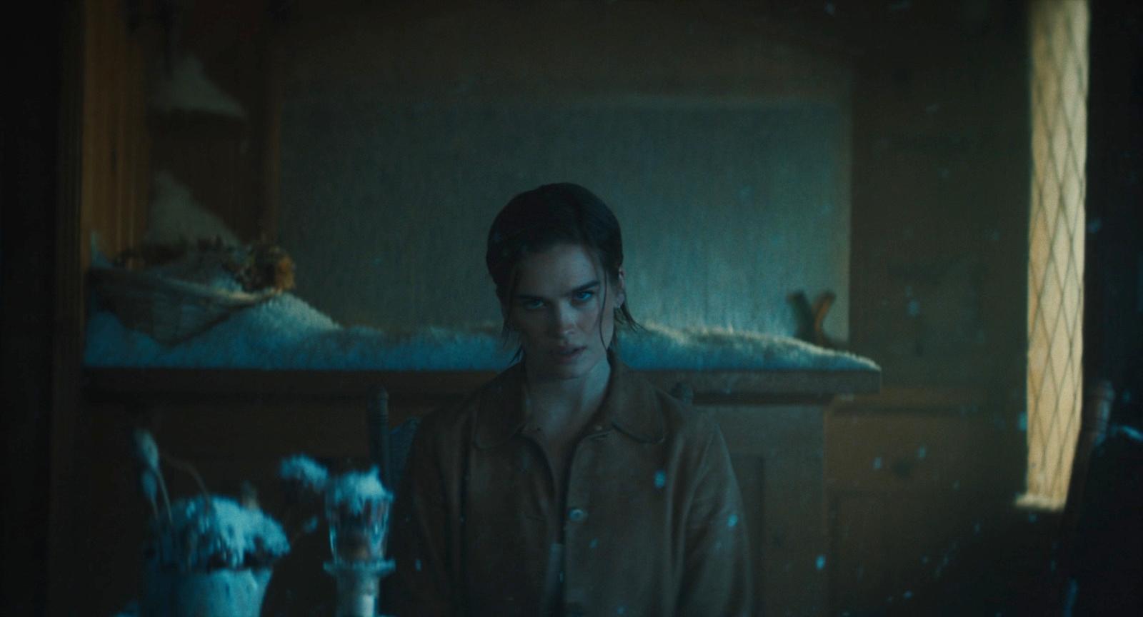 a person standing in a room with a cat
