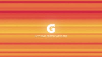 an orange and yellow background with the letter g