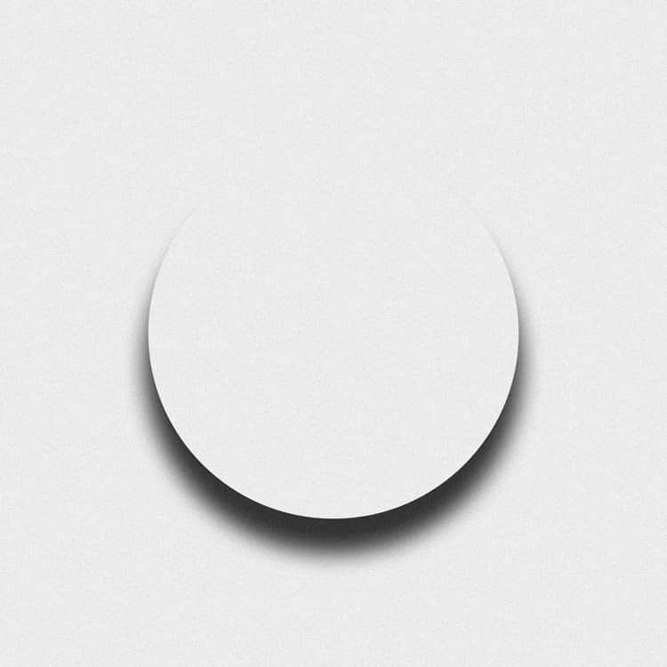 a circular object with a white background