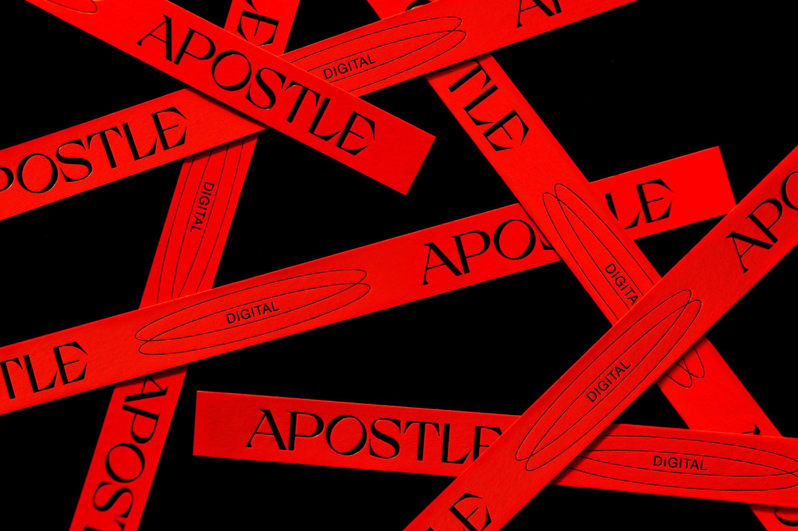 a pile of red street signs sitting on top of each other