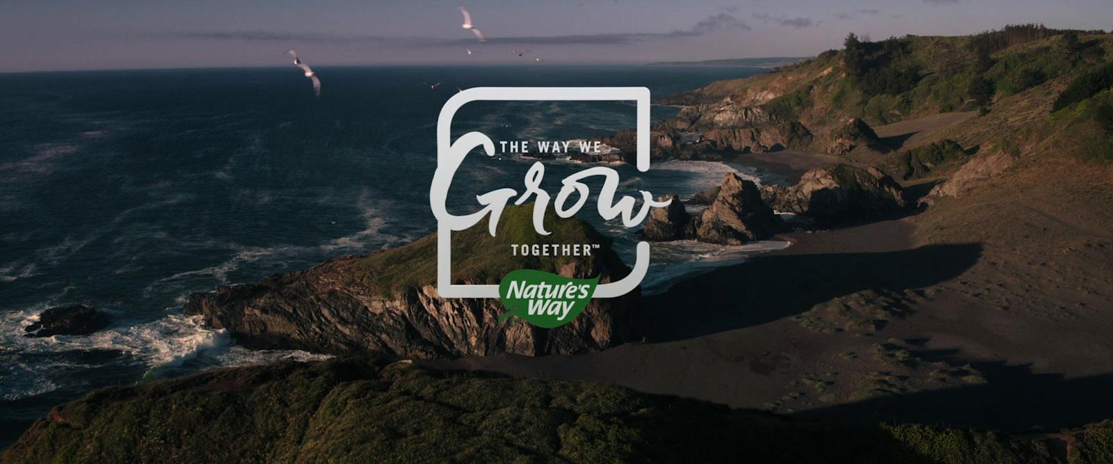 an aerial view of the ocean with the words, the water is great