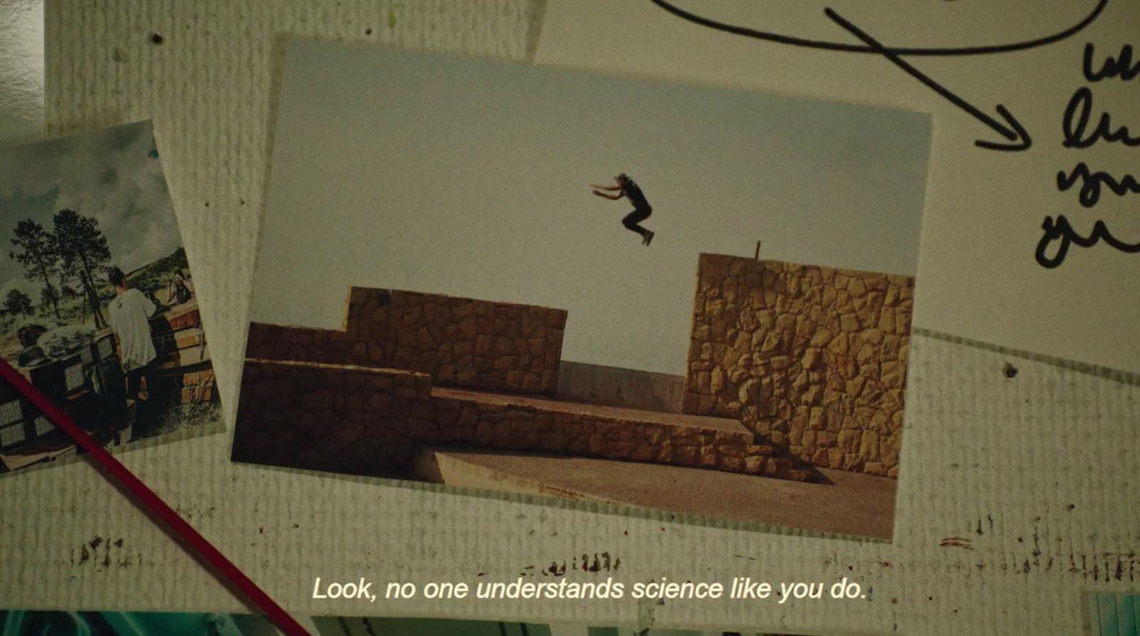a picture of a person jumping off a ledge