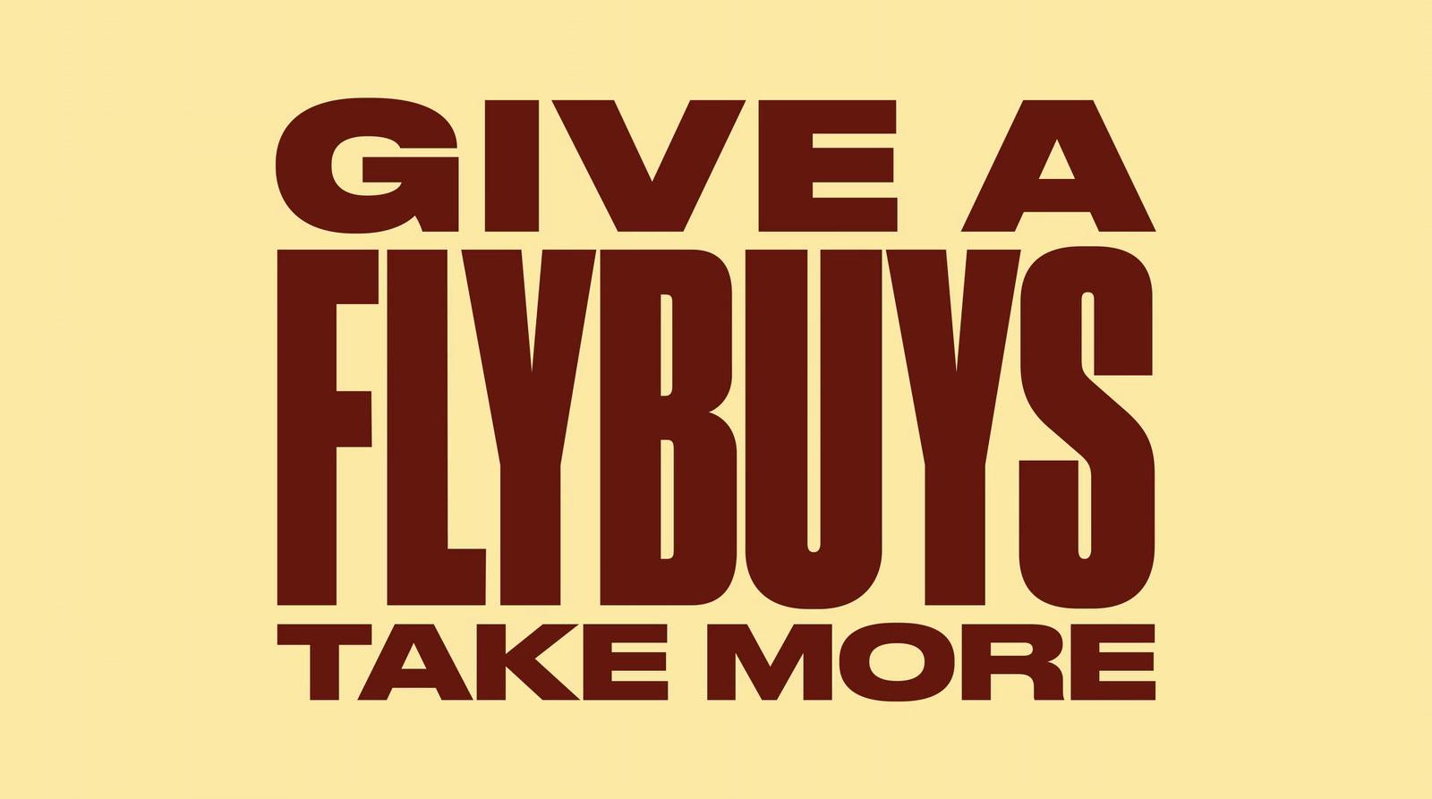 a poster with the words give a flybys take more