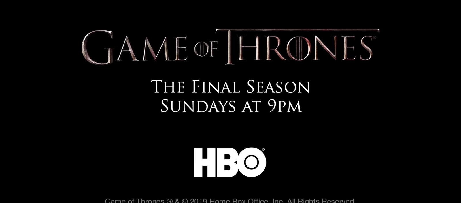 a black background with a game of thrones logo