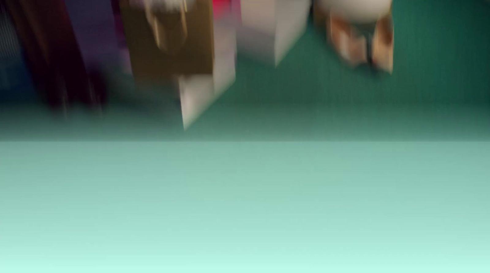 a blurry photo of a person walking down a street