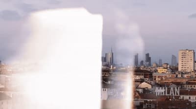 a view of a city from a tall building