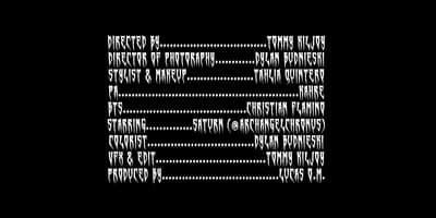 a black and white type of text on a black background