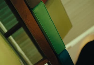 a close up of a clock on a wall