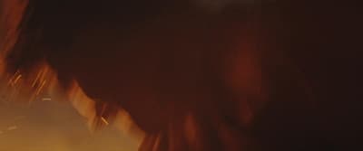 a blurry image of a horse in the dark