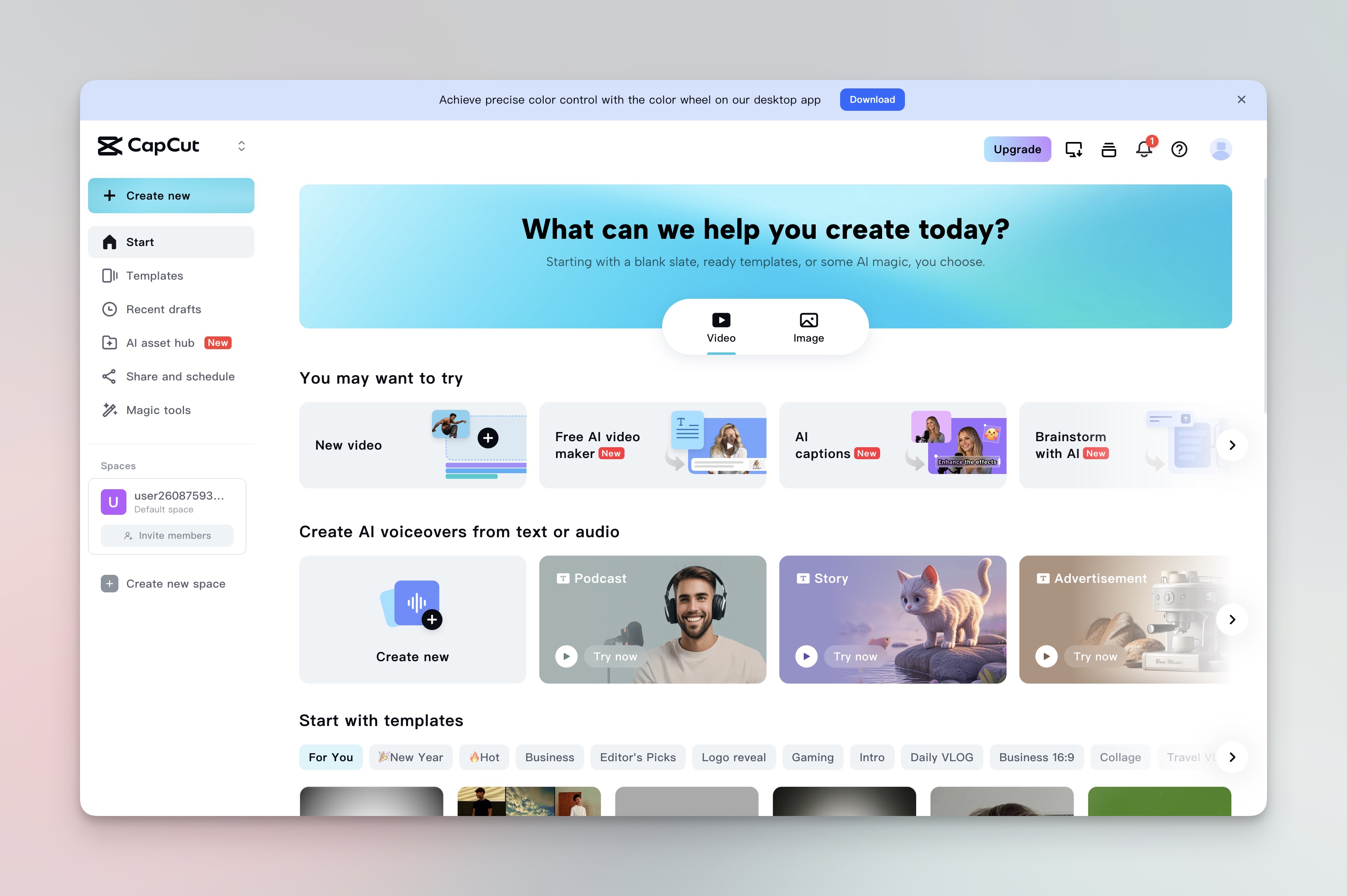 CapCut AI Video Maker