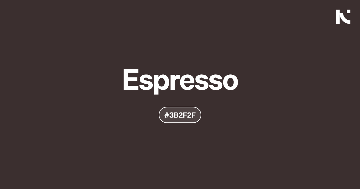 Espresso | color meaning, hex code, palettes, images